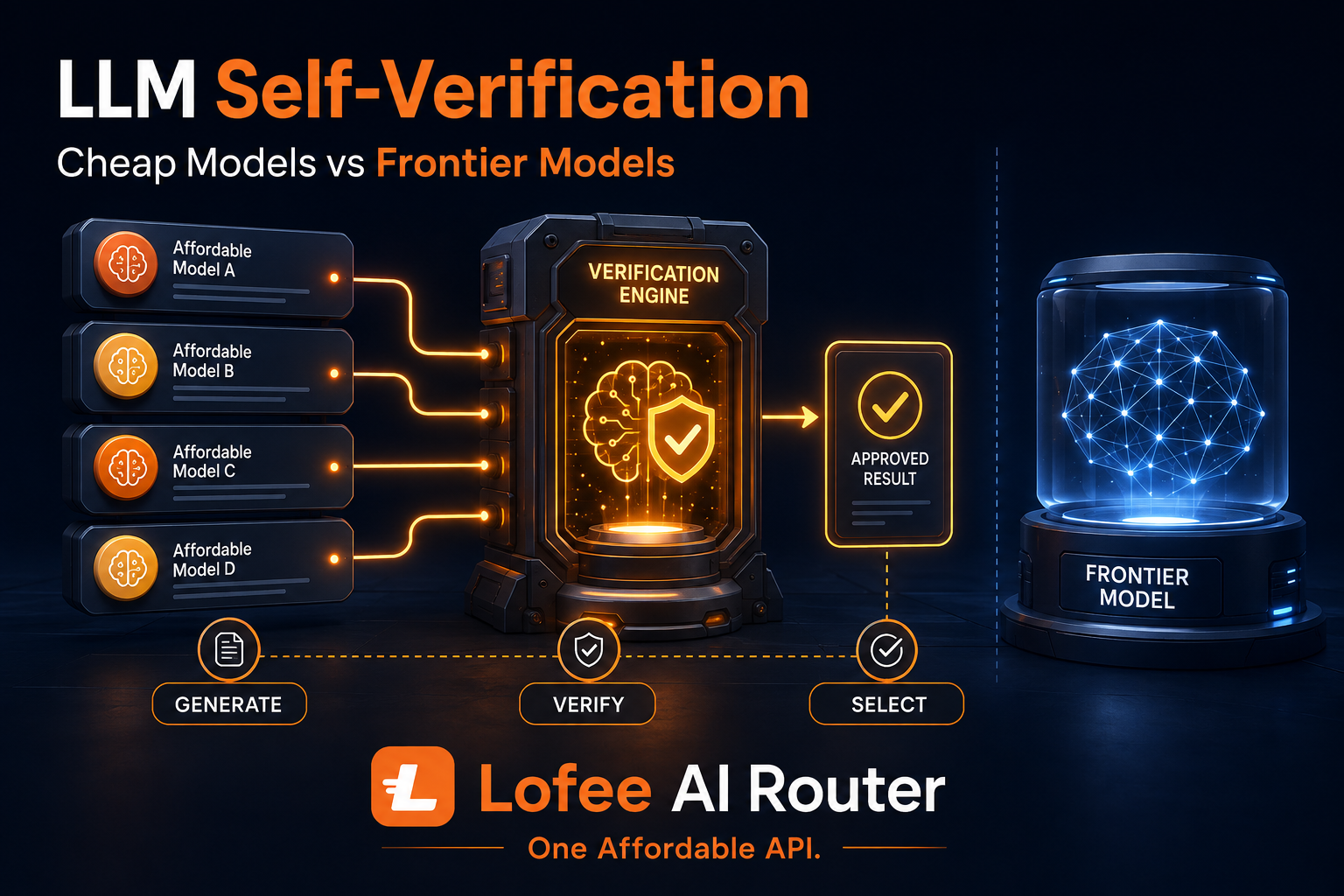 LLM Self-Verification: Can Cheap Models Beat Frontier Models on Cost?