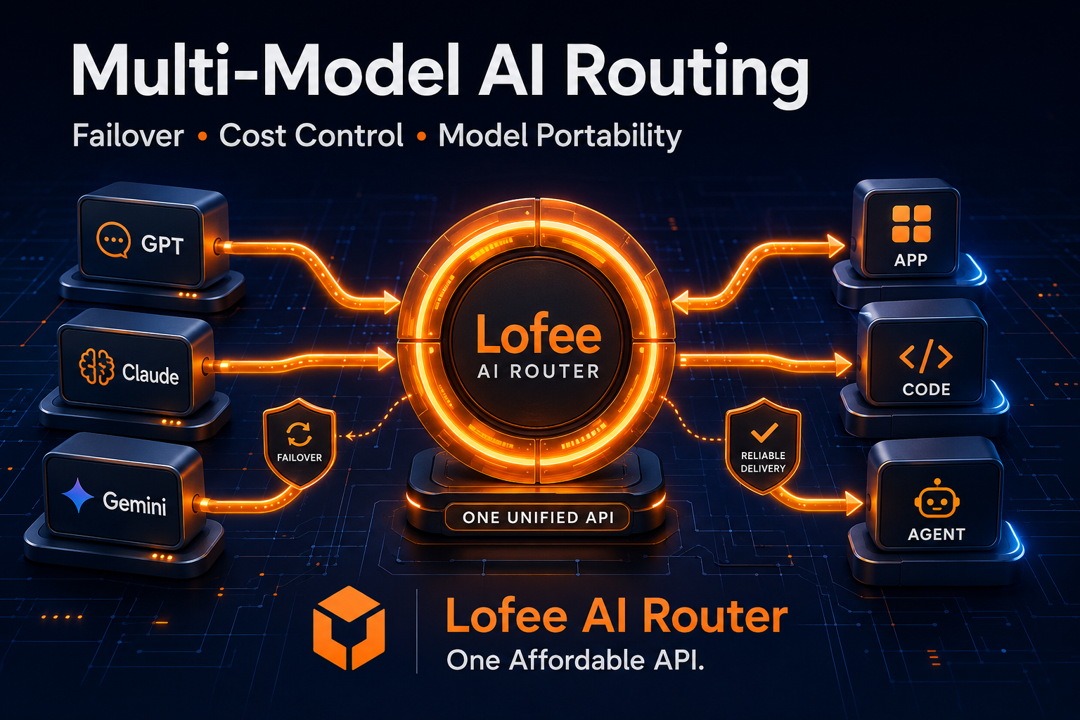 Multi-Model AI Routing for Agents: Failover, Cost Control, and Model Portability