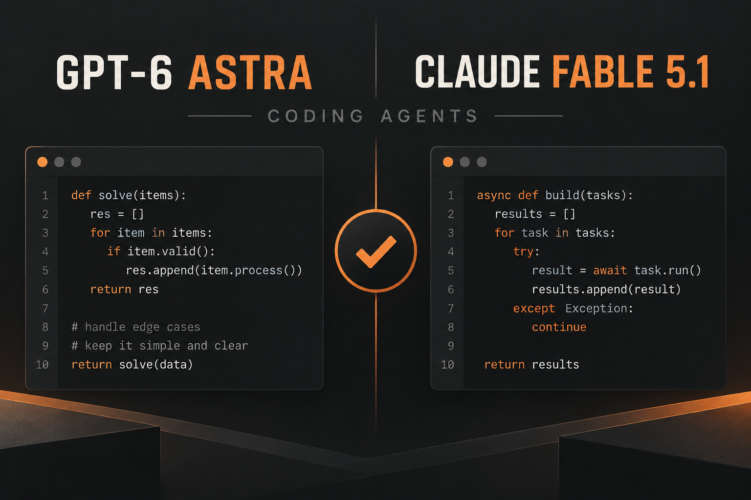 GPT-6 Astra vs Claude Fable 5.1 for Coding Agents