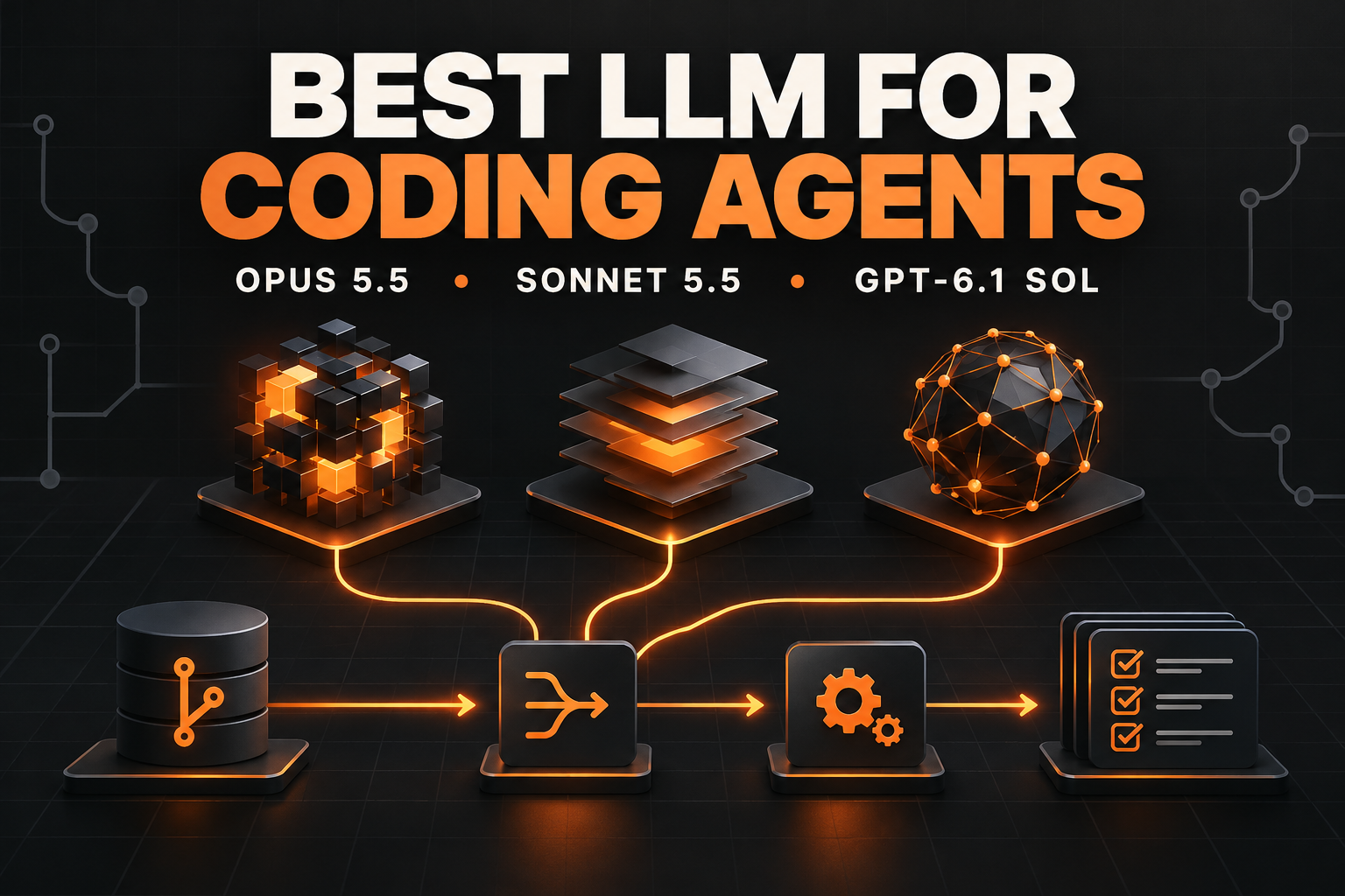 Best LLM for Coding Agents in 2026: Claude Opus 5.5 vs Sonnet 5.5 vs GPT-6.1 Sol