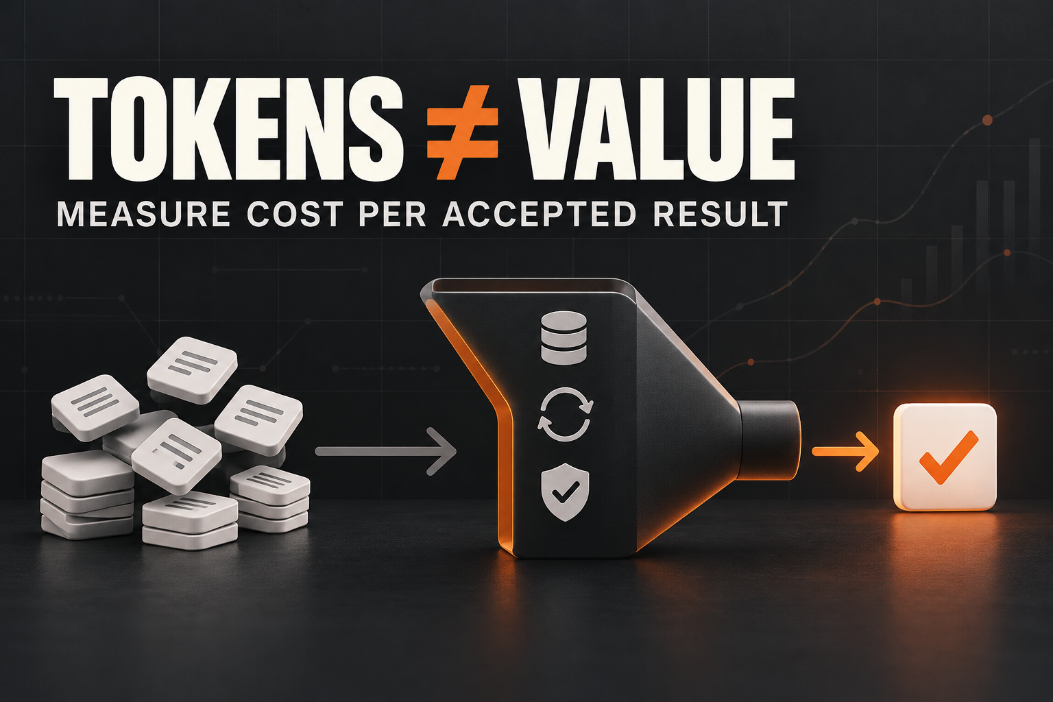 LLM API cost comparison using cost per accepted result instead of token price